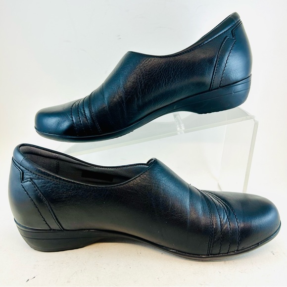 Dansko Black Milled Nappa Franny Loafers 39 8.5 9 - Picture 4 of 11